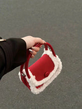Ashely Faux Wool Handbag